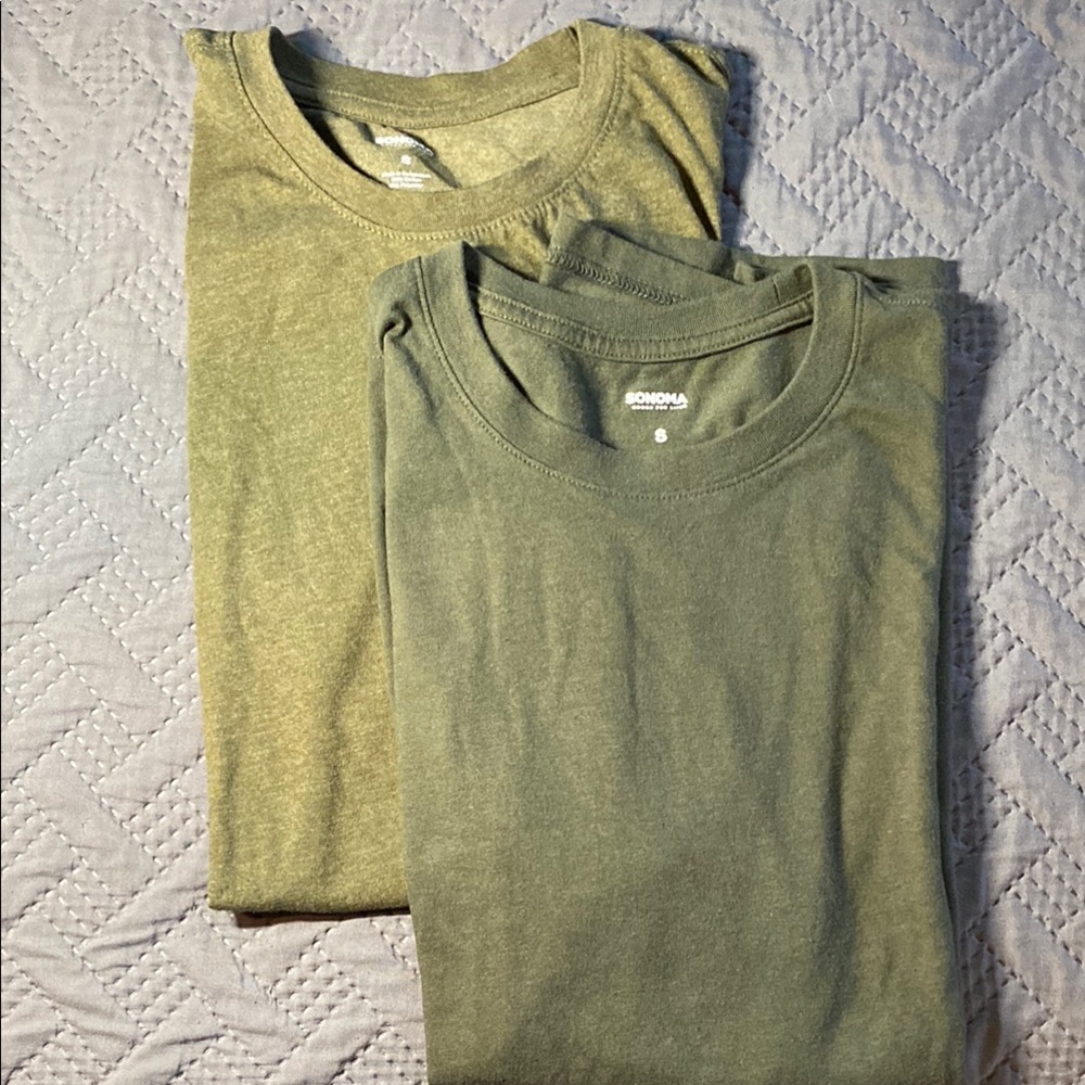 Sonoma Green T-Shirts Set of two, almost new